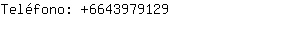 Teléfono: 664397....