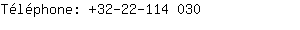 Tlphone: 32-22-114....