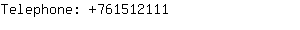 Telephone: 76151....