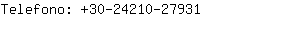 Telefono: 30-24210-2....