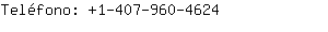 Teléfono: 1-407-960-....