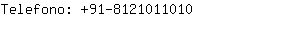 Telefono: 91-812101....