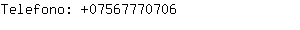 Telefono: 0756777....