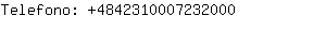 Telefono: 484231000723....