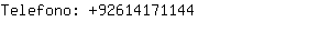 Telefono: 9261417....