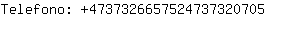 Telefono: 473732665752473732....