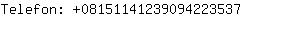 Telefon: 0815114123909422....
