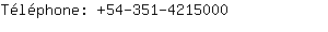 Tlphone: 54-351-421....