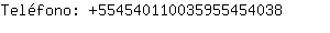 Telfono: 55454011003595545....