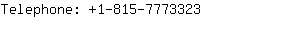Telephone: 1-815-777....