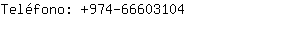 Teléfono: 974-6660....