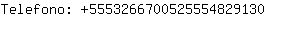 Telefono: 555326670052555482....