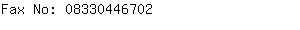 Fax No: 0833044....