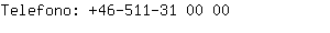 Telefono: 46-511-31 0....