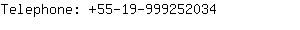 Telephone: 55-19-99925....