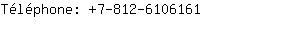 Tlphone: 7-812-610....