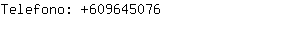 Telefono: 60964....