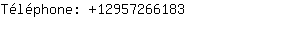 Téléphone: 1295726....