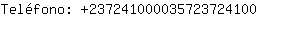 Telfono: 23724100003572372....