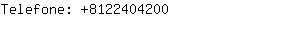 Telefone: 812240....