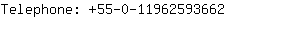 Telephone: 55-0-1196259....