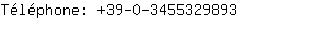 Téléphone: 39-0-345532....