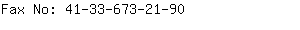 Fax No: 41-33-673-2....