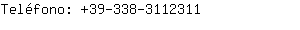 Telfono: 39-338-311....
