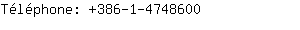 Tlphone: 386-1-474....