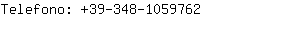 Telefono: 39-348-105....