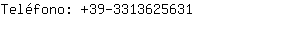Teléfono: 39-331362....