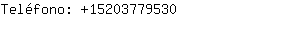 Teléfono: 1520377....