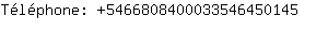 Tlphone: 546680840003354645....