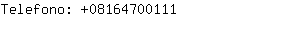 Telefono: 0816470....