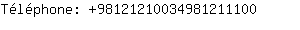 Tlphone: 9812121003498121....