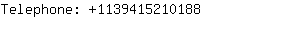 Telephone: 113941521....