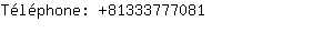 Tlphone: 8133377....