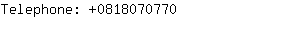 Telephone: 081807....