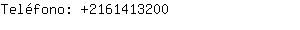 Teléfono: 216141....