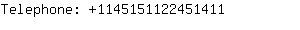 Telephone: 114515112245....