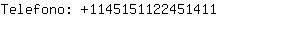 Telefono: 114515112245....