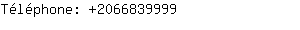 Téléphone: 206683....