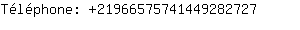 Tlphone: 2196657574144928....