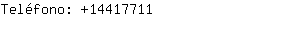 Teléfono: 1441....