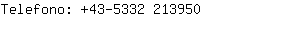 Telefono: 43-5332 21....