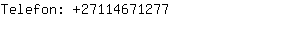 Telefon: 2711467....