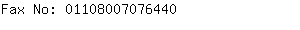 Fax No: 0110800707....