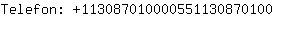 Telefon: 11308701000055113087....