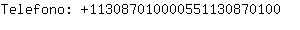 Telefono: 11308701000055113087....