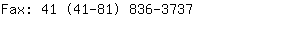 Fax: 41 (41-81) 836-....